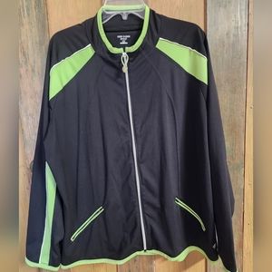 Oleg Cassini Sport Women's Jogging Jacket Size 2X